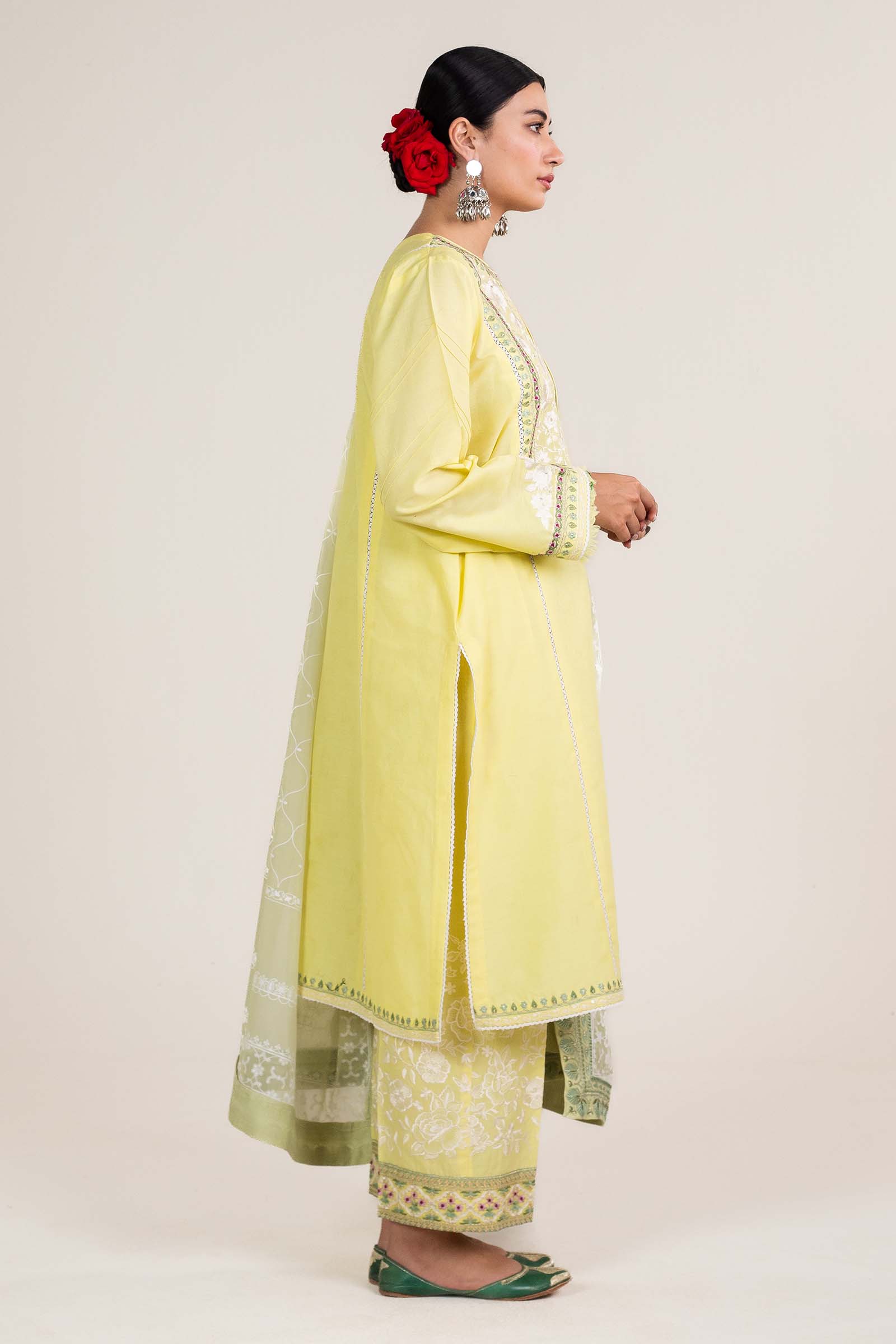 Zara Shahjahan | Stitched Lawn 24 | SL-DILARA-15A - Aqsa Fabrics