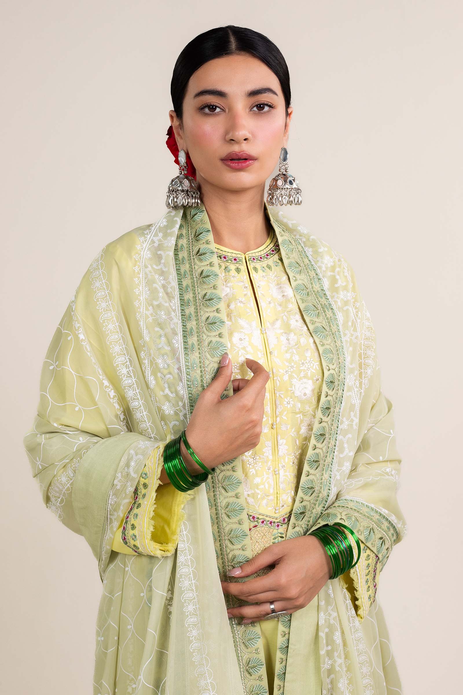 Zara Shahjahan | Stitched Lawn 24 | SL-DILARA-15A - Aqsa Fabrics
