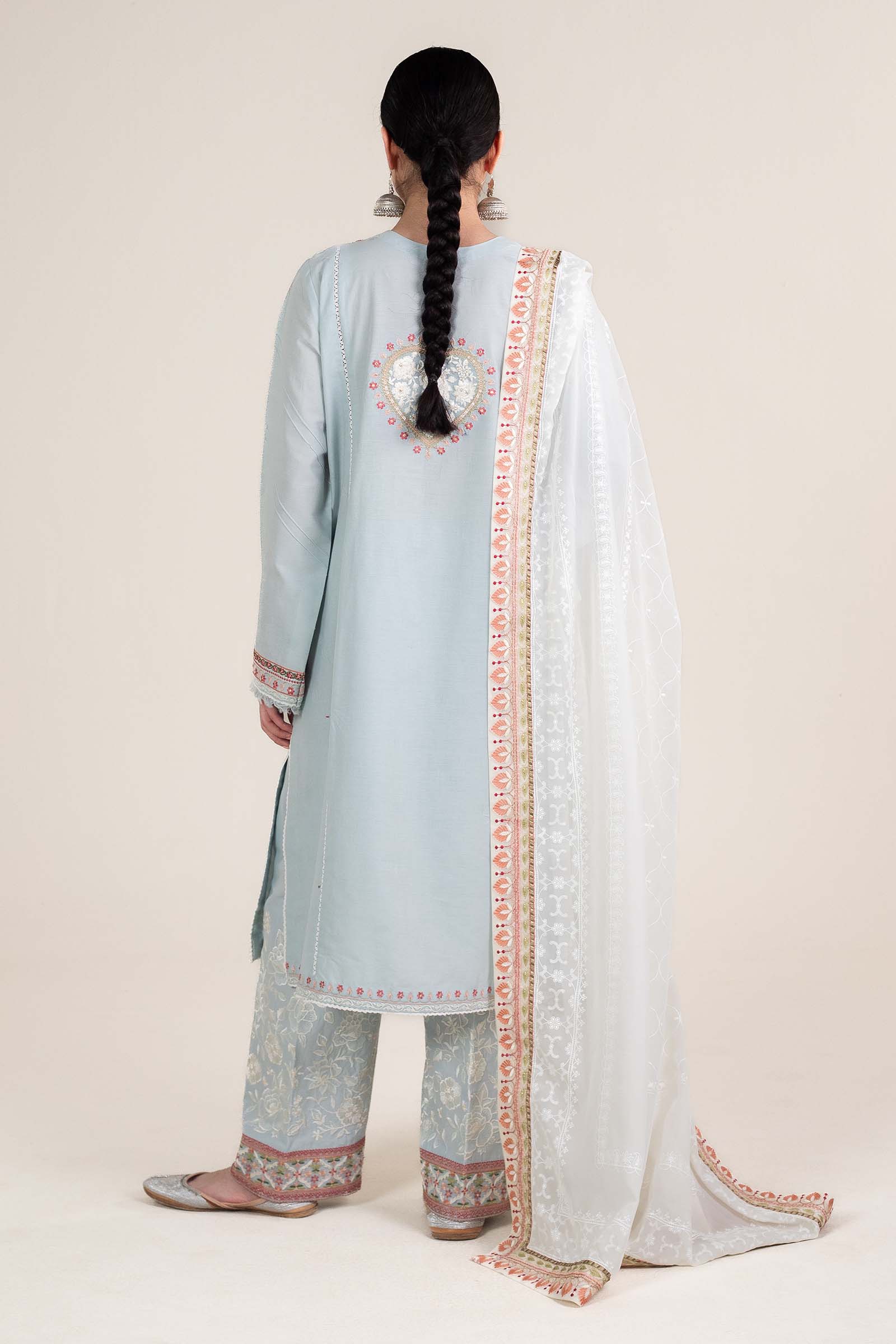 Zara Shahjahan | Stitched Lawn 24 | SL-DILARA-15B - Aqsa Fabrics