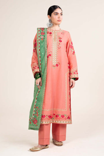 Zara Shahjahan | Stitched Lawn 24 | SL-JIYA-6A - Aqsa Fabrics
