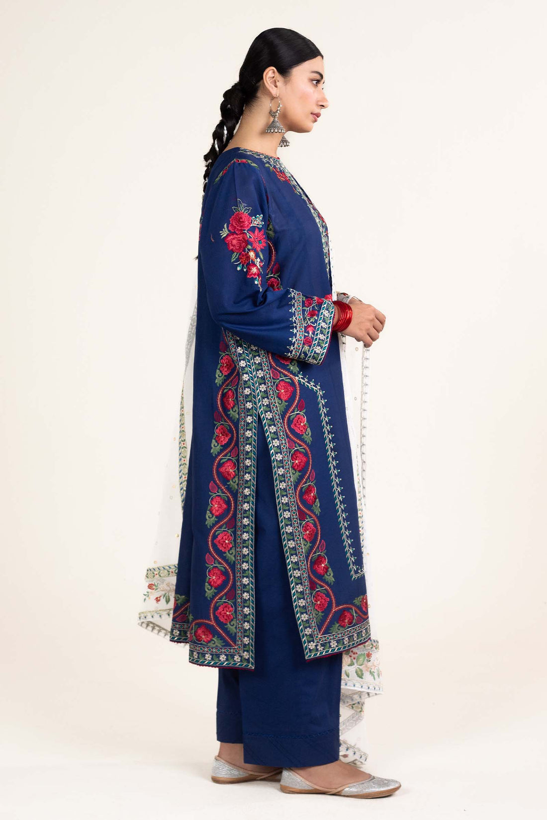 Zara Shahjahan | Stitched Lawn 24 | SL-JIYA-6B - Aqsa Fabrics