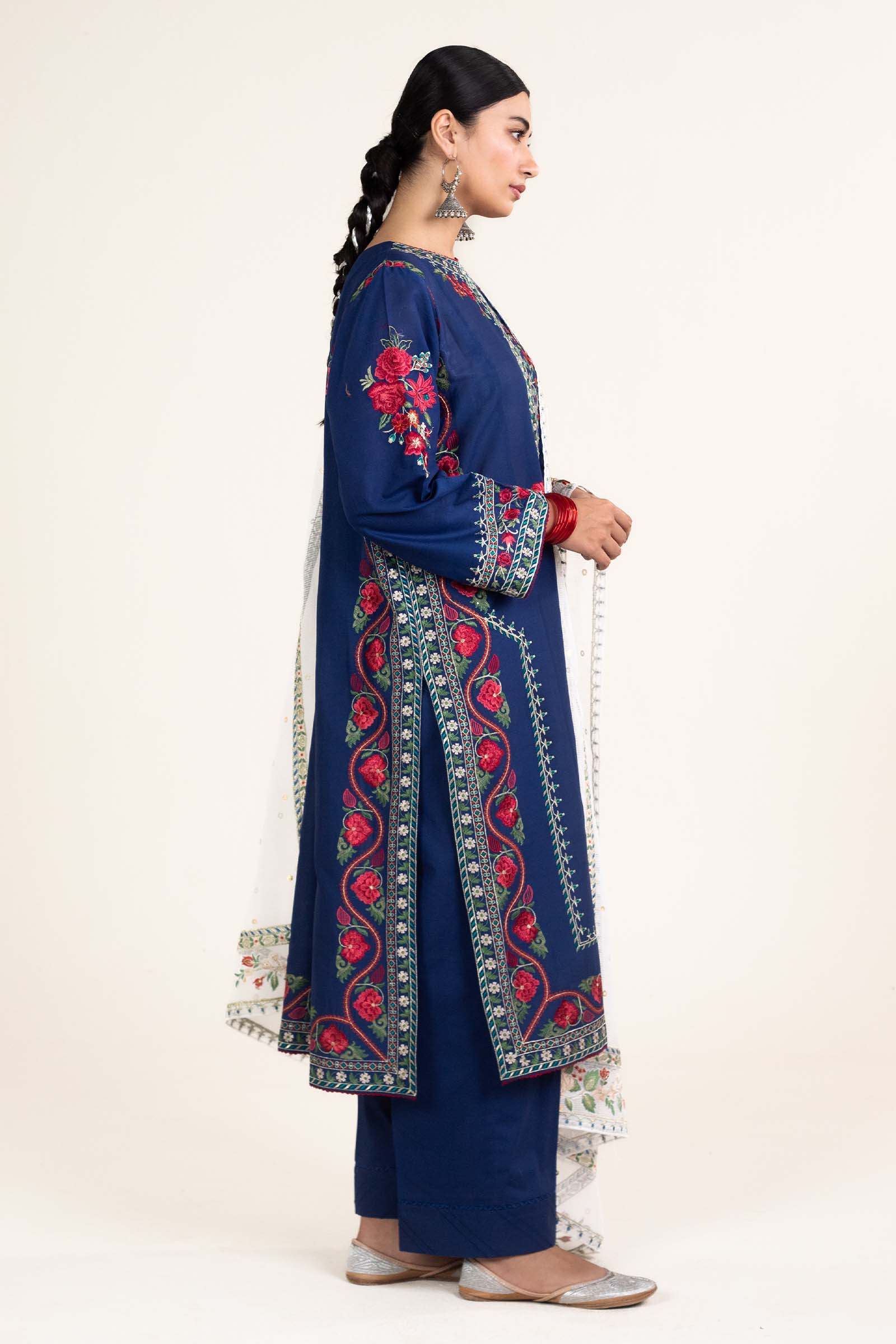 Zara Shahjahan | Stitched Lawn 24 | SL-JIYA-6B - Aqsa Fabrics
