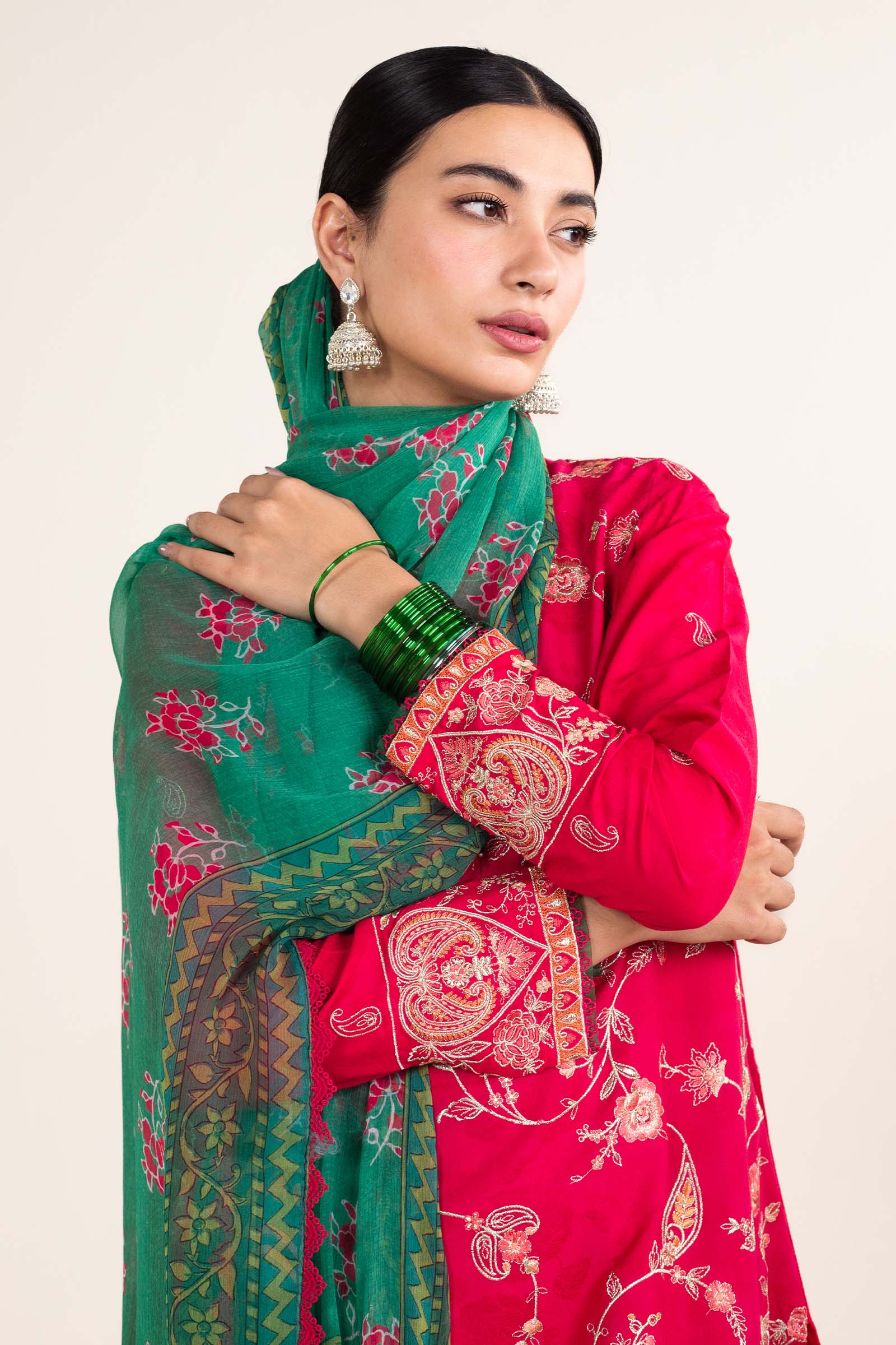 Zara Shahjahan | Stitched Lawn 24 | SL-KORINA-3B - Aqsa Fabrics