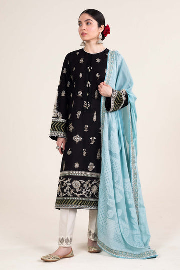 Zara Shahjahan | Stitched Lawn 24 | SL-MYRA-14B - Aqsa Fabrics
