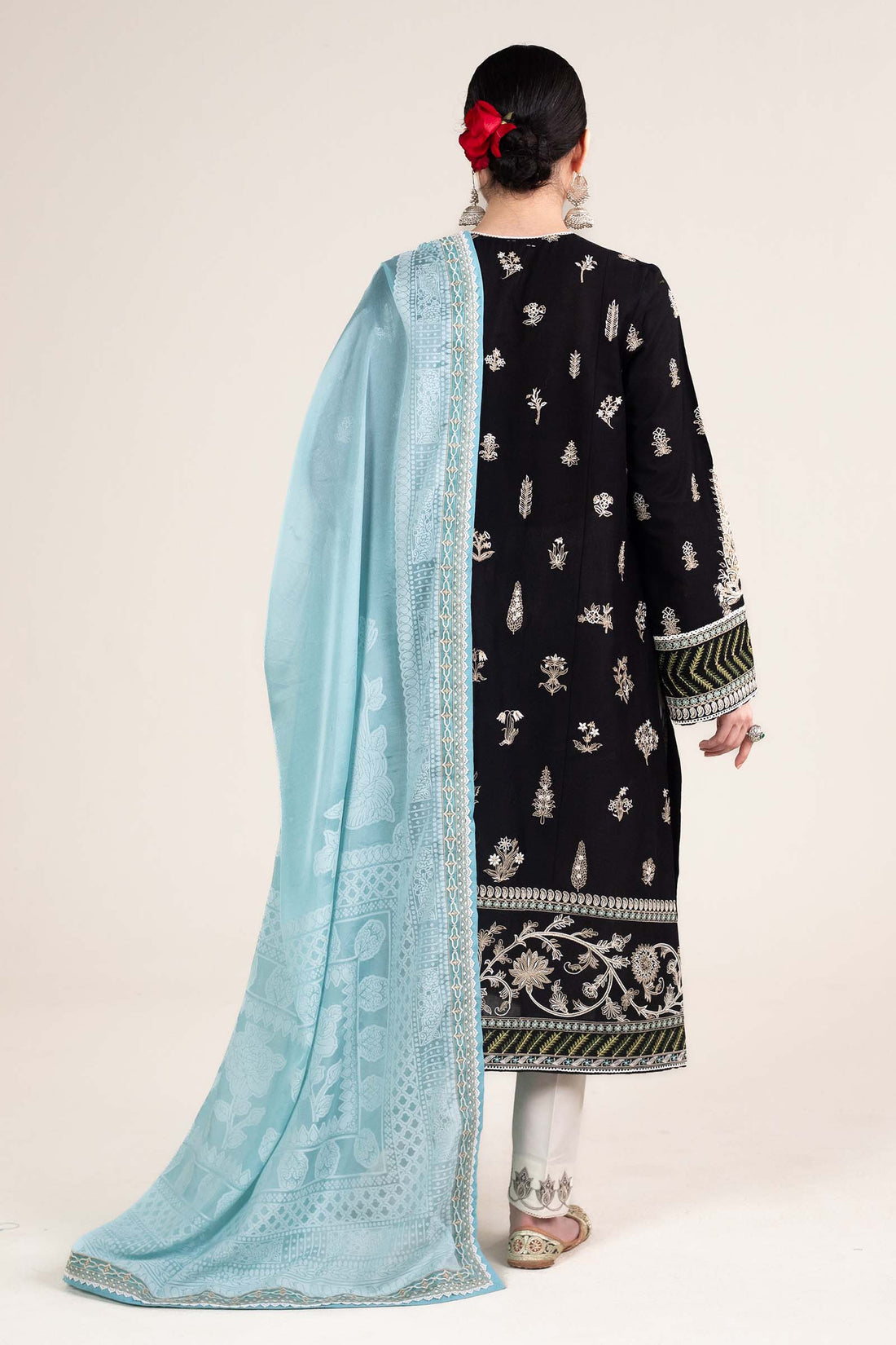 Zara Shahjahan | Stitched Lawn 24 | SL-MYRA-14B - Aqsa Fabrics