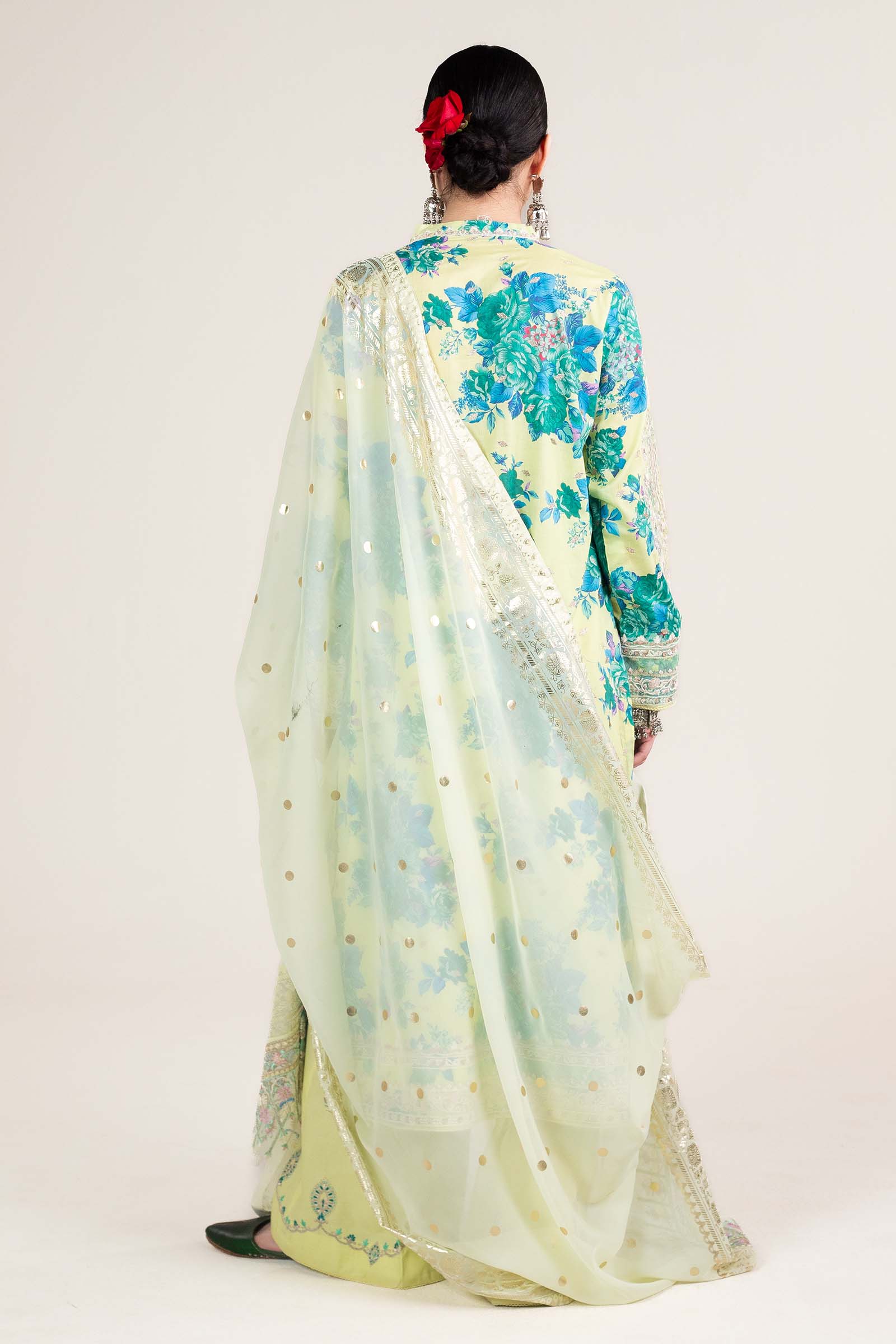 Zara Shahjahan | Stitched Lawn 24 | SL-PHOOL KARI-13A - Aqsa Fabrics