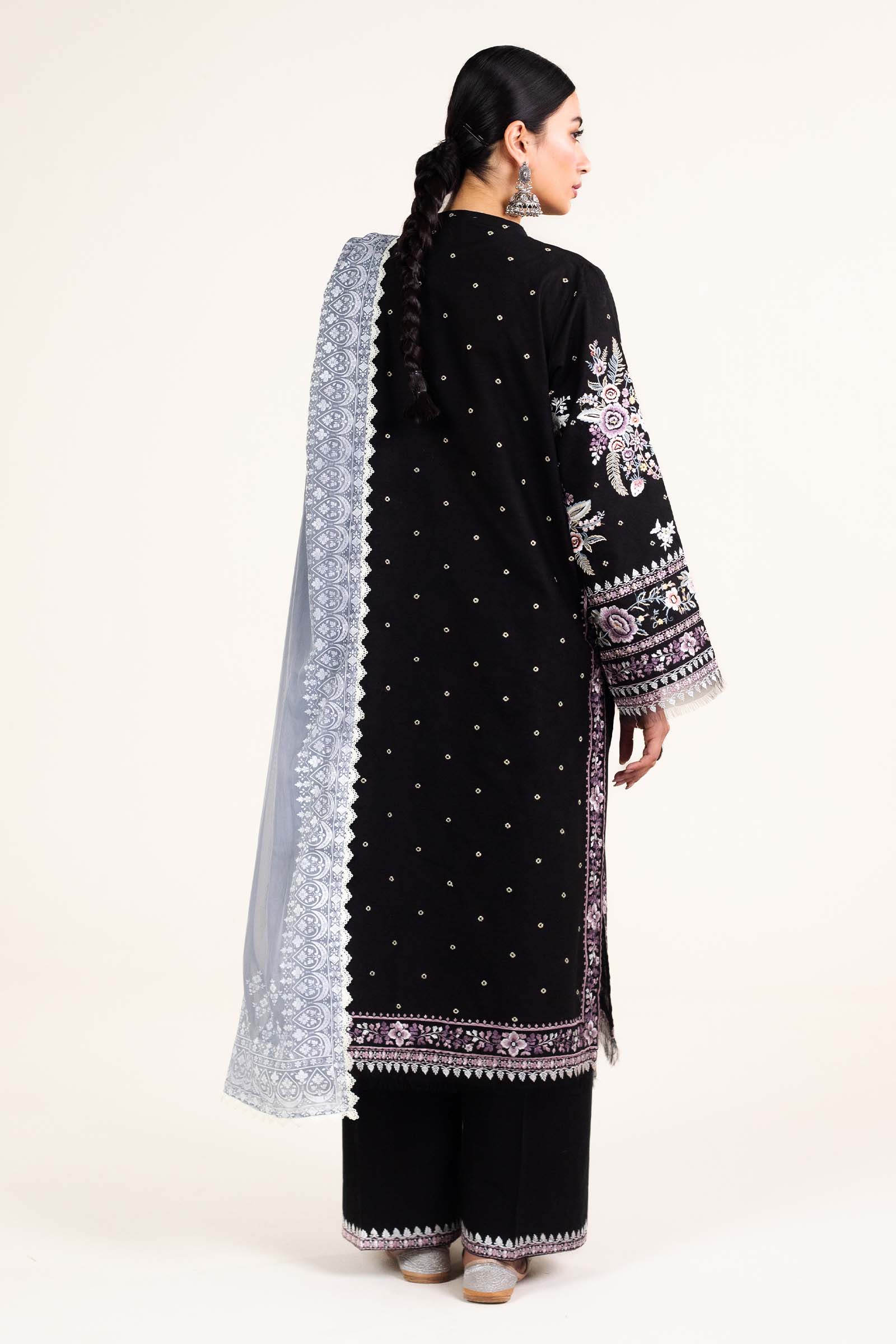 Zara Shahjahan | Stitched Lawn 24 | SL-SIFFA-4B - Aqsa Fabrics