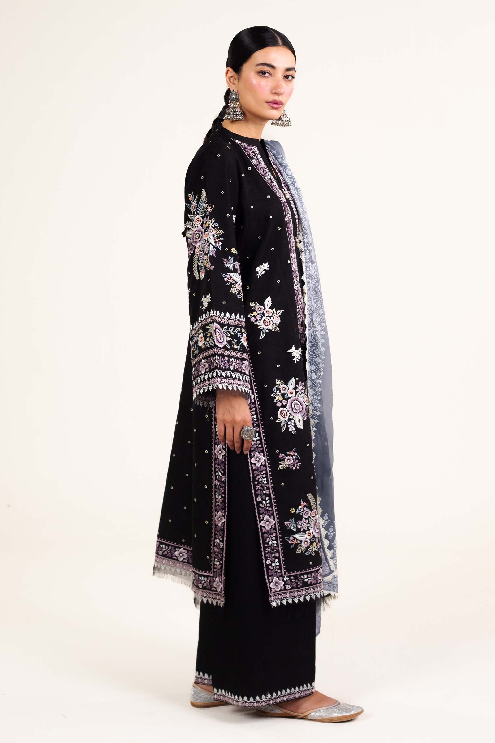 Zara Shahjahan | Stitched Lawn 24 | SL-SIFFA-4B - Aqsa Fabrics