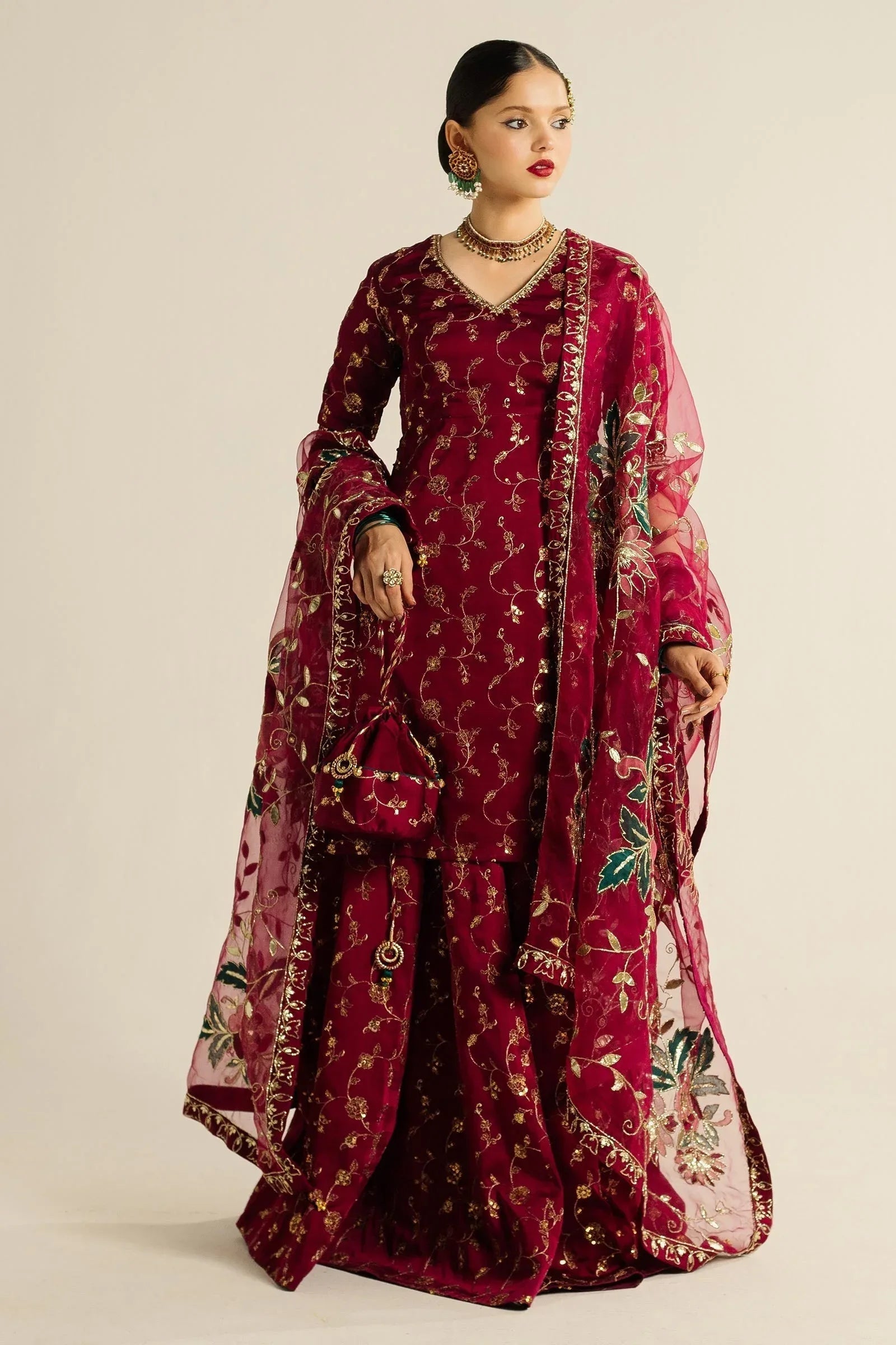 Zara Shahjahan | Wedding Formals 2024 | ZC-4002 - Aqsa Fabrics