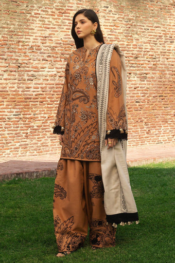 Zara Shahjahan | Winter 24 |  ROYA-D6 - Aqsa Fabrics