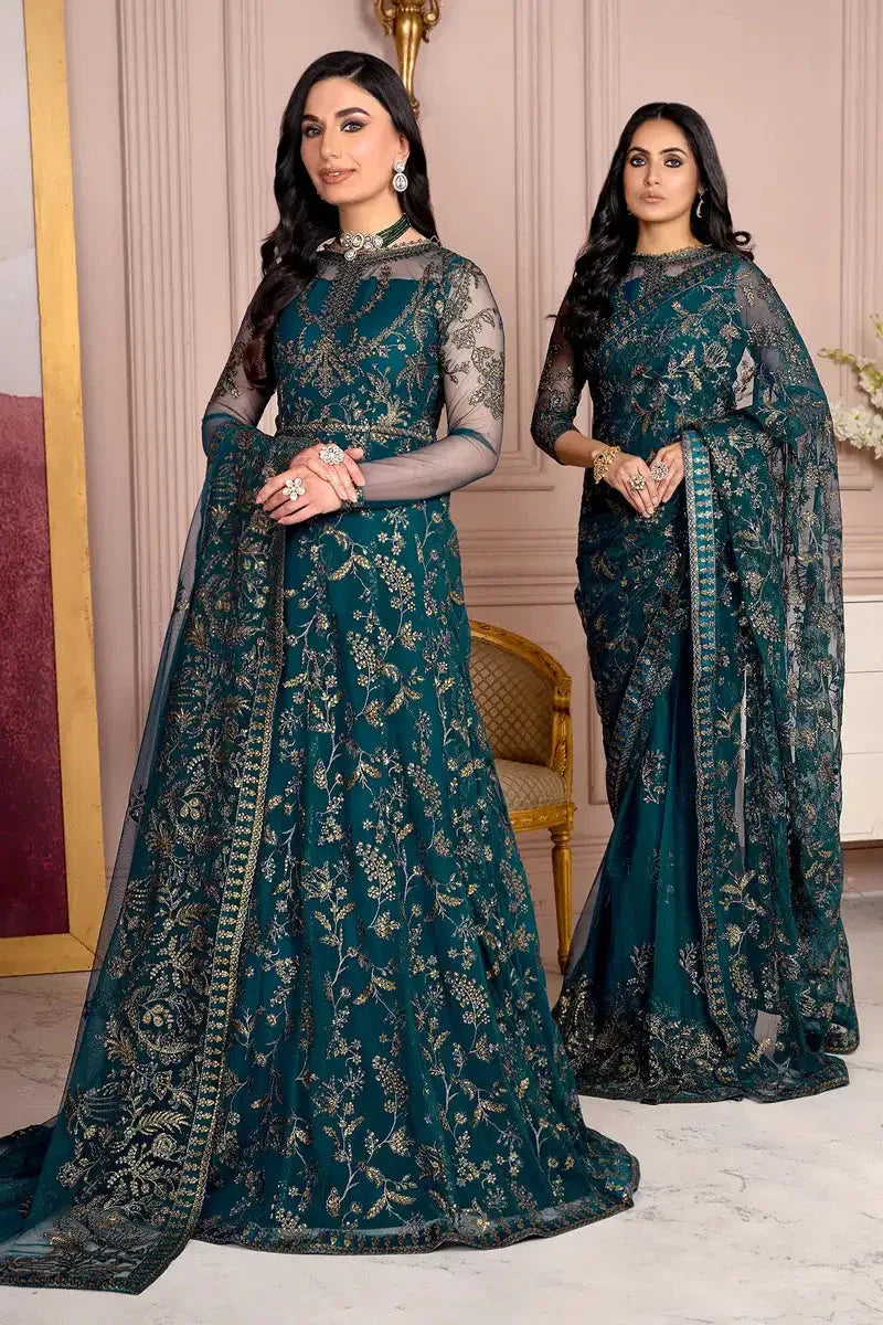 Zarif | Afreen Formals | ZA 01 EVERGREEN - Aqsa Fabrics