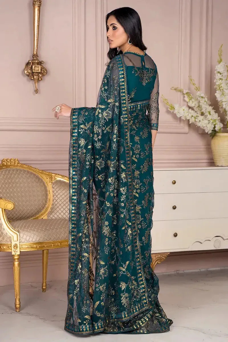 Zarif | Afreen Formals | ZA 01 EVERGREEN - Aqsa Fabrics