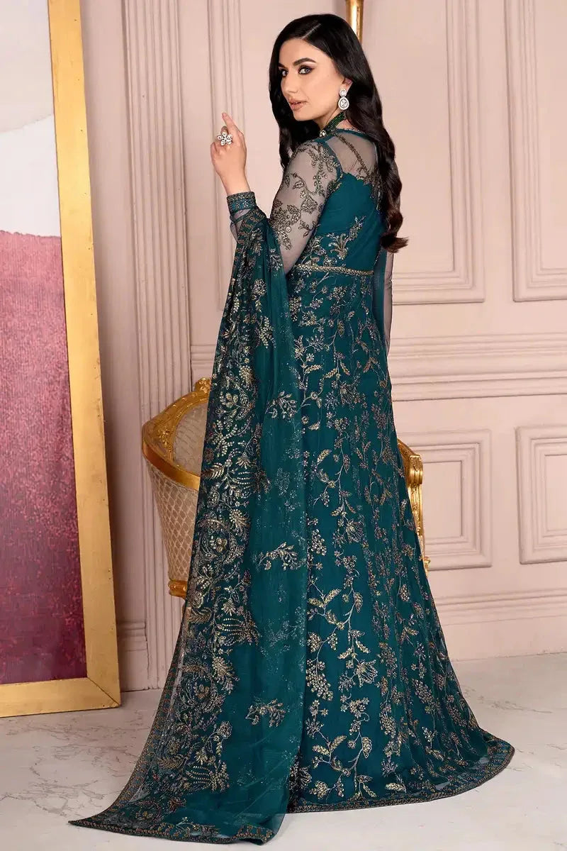 Zarif | Afreen Formals | ZA 01 EVERGREEN - Aqsa Fabrics