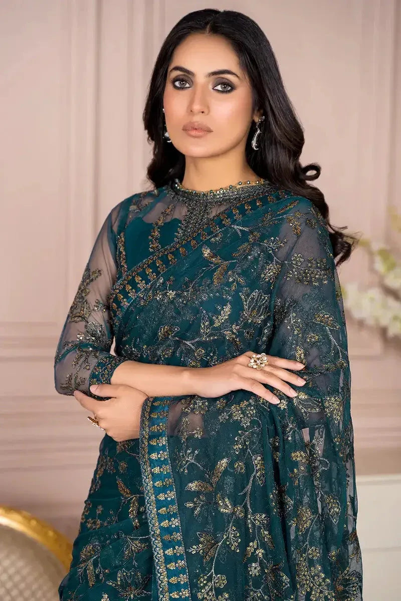 Zarif | Afreen Formals | ZA 01 EVERGREEN - Aqsa Fabrics