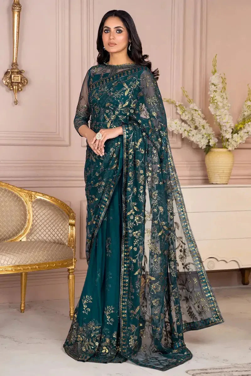 Zarif | Afreen Formals | ZA 01 EVERGREEN - Aqsa Fabrics