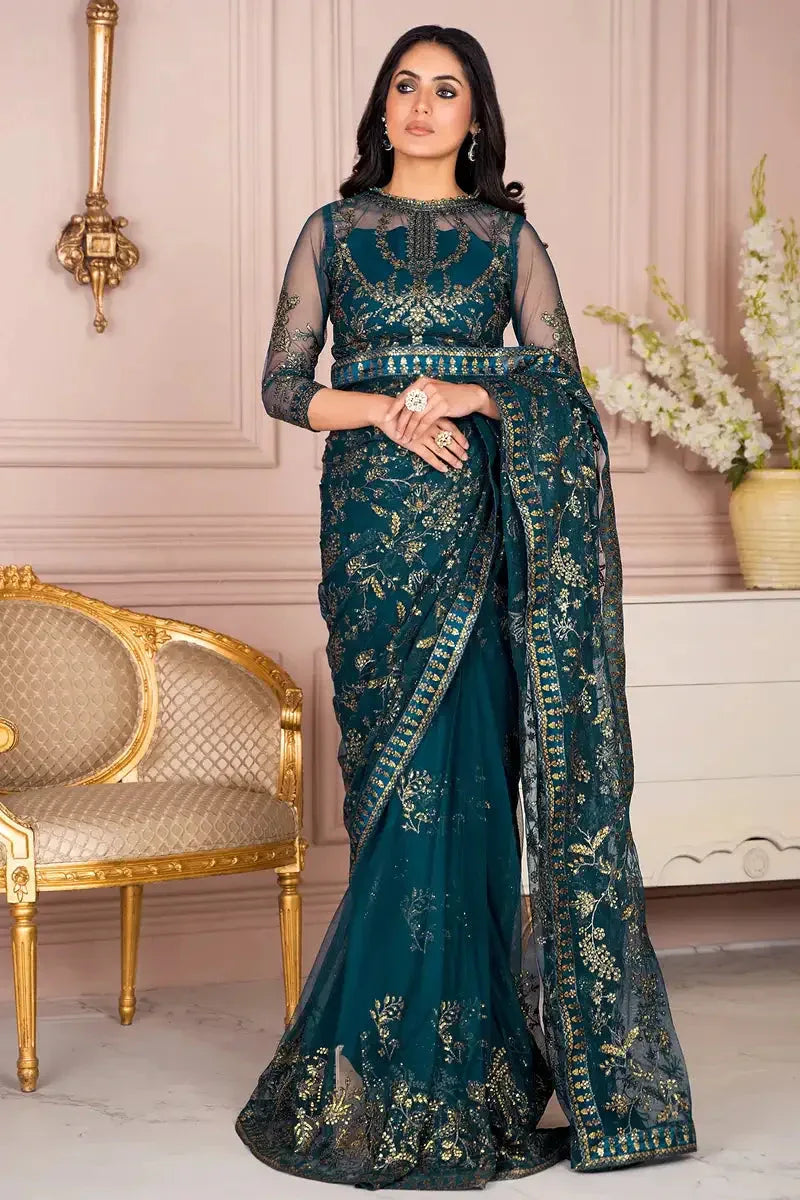 Zarif | Afreen Formals | ZA 01 EVERGREEN - Aqsa Fabrics