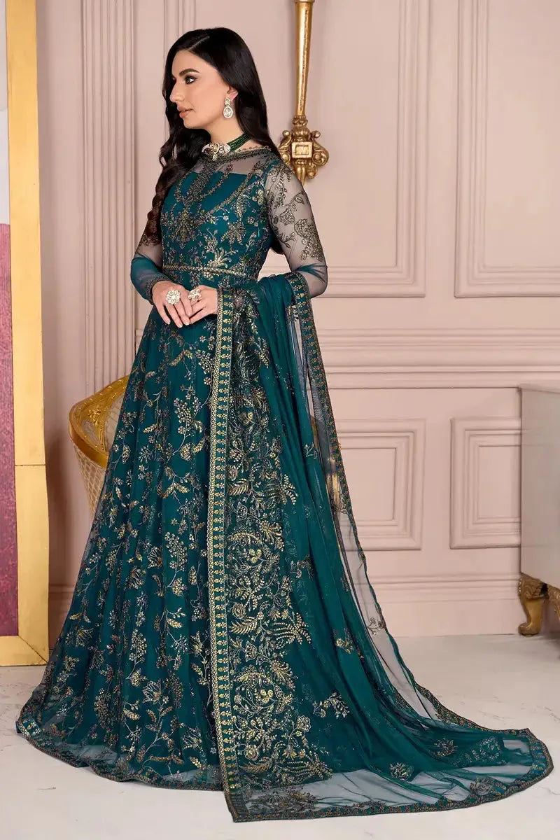 Zarif | Afreen Formals | ZA 01 EVERGREEN - Aqsa Fabrics