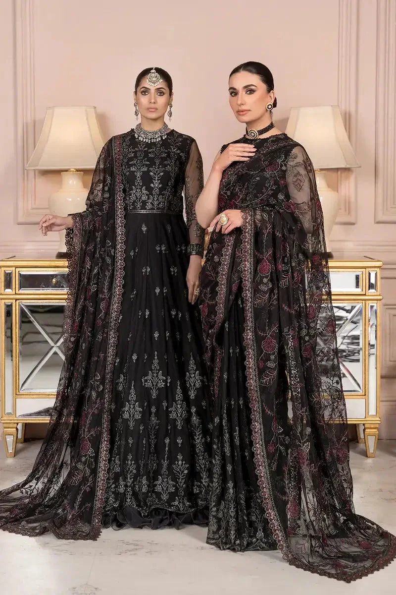 Zarif | Afreen Formals | ZA 03 BLACK AFFAIR - Aqsa Fabrics