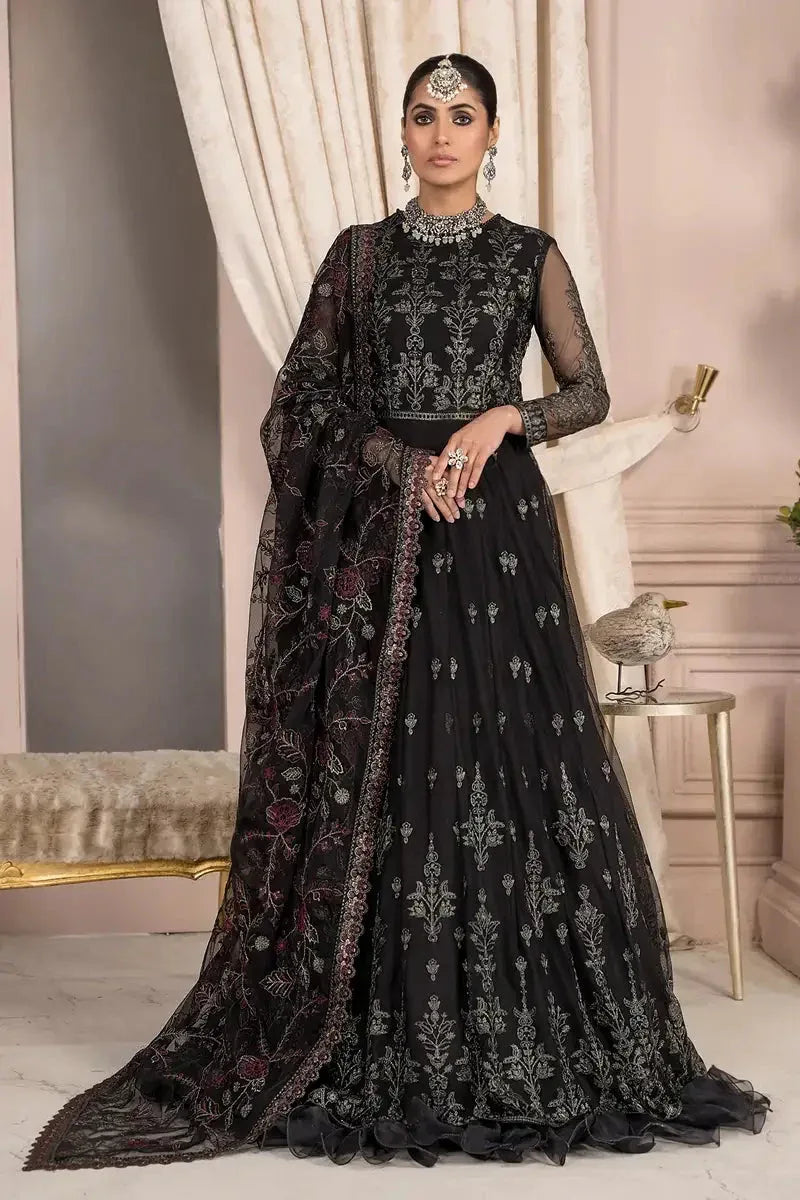 Zarif | Afreen Formals | ZA 03 BLACK AFFAIR - Aqsa Fabrics