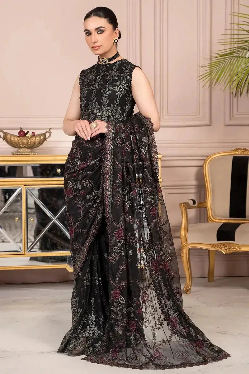 Zarif | Afreen Formals | ZA 03 BLACK AFFAIR - Aqsa Fabrics