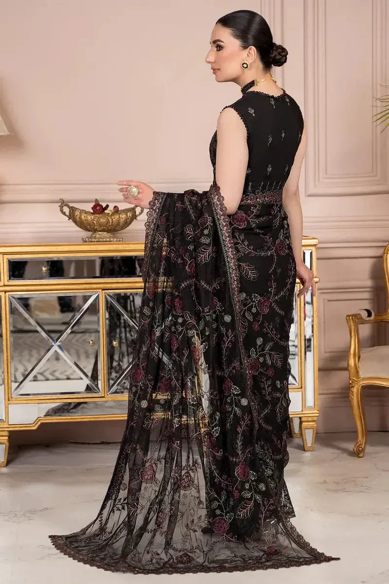 Zarif | Afreen Formals | ZA 03 BLACK AFFAIR - Aqsa Fabrics