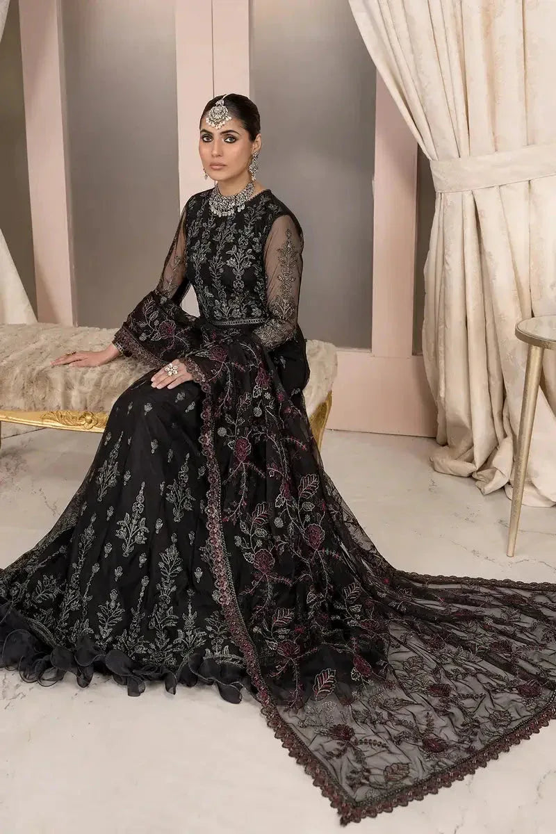Zarif | Afreen Formals | ZA 03 BLACK AFFAIR - Aqsa Fabrics