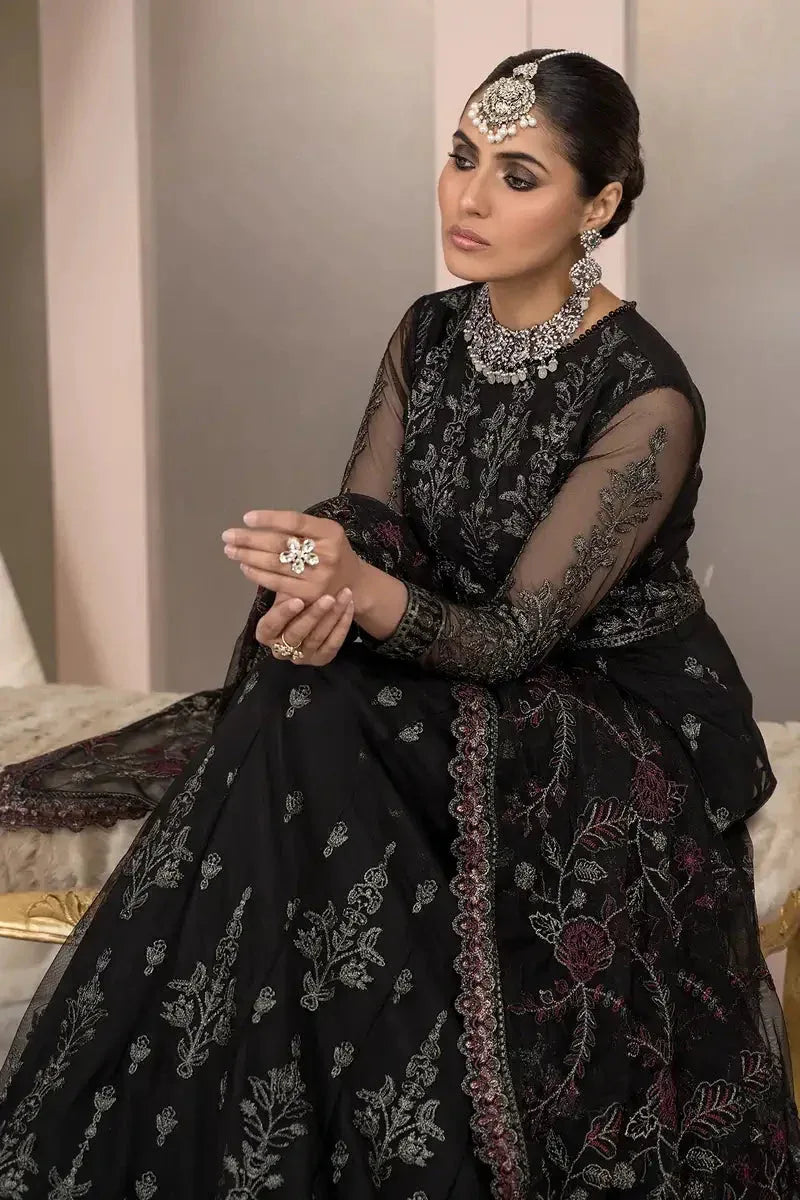 Zarif | Afreen Formals | ZA 03 BLACK AFFAIR - Aqsa Fabrics
