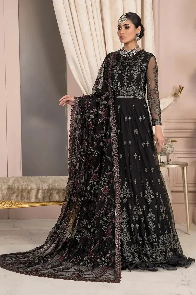 Zarif | Afreen Formals | ZA 03 BLACK AFFAIR - Aqsa Fabrics