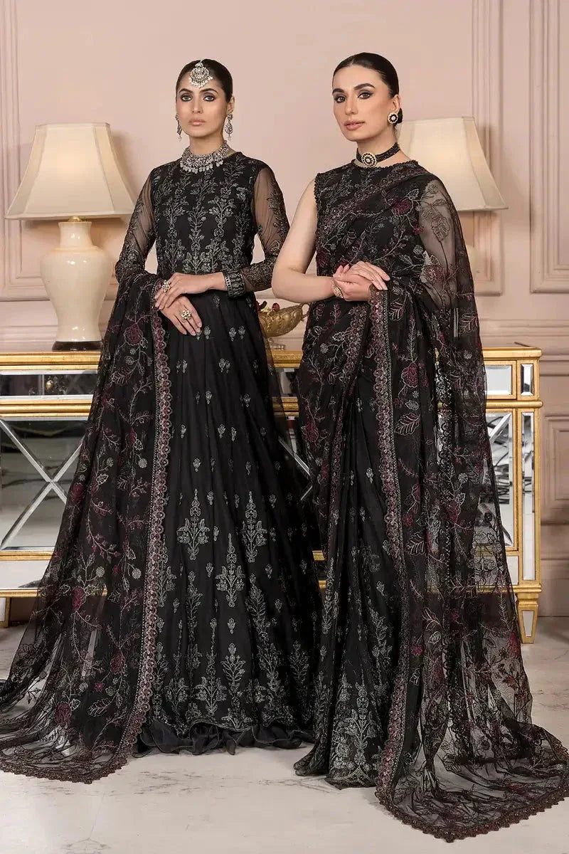 Zarif | Afreen Formals | ZA 03 BLACK AFFAIR - Aqsa Fabrics
