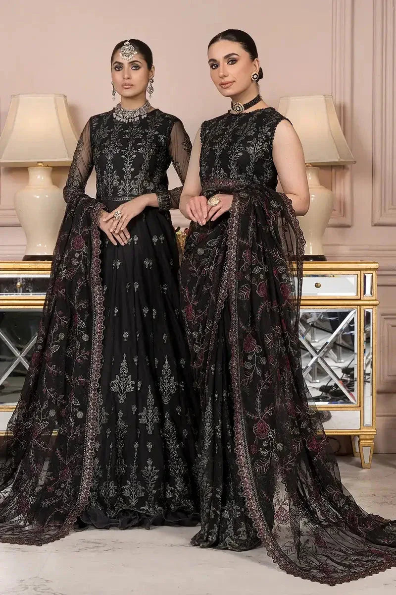 Zarif | Afreen Formals | ZA 03 BLACK AFFAIR - Aqsa Fabrics