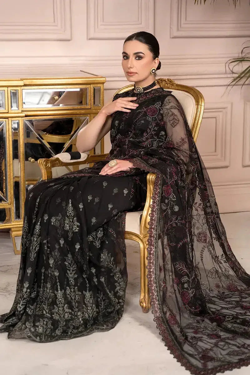 Zarif | Afreen Formals | ZA 03 BLACK AFFAIR - Aqsa Fabrics