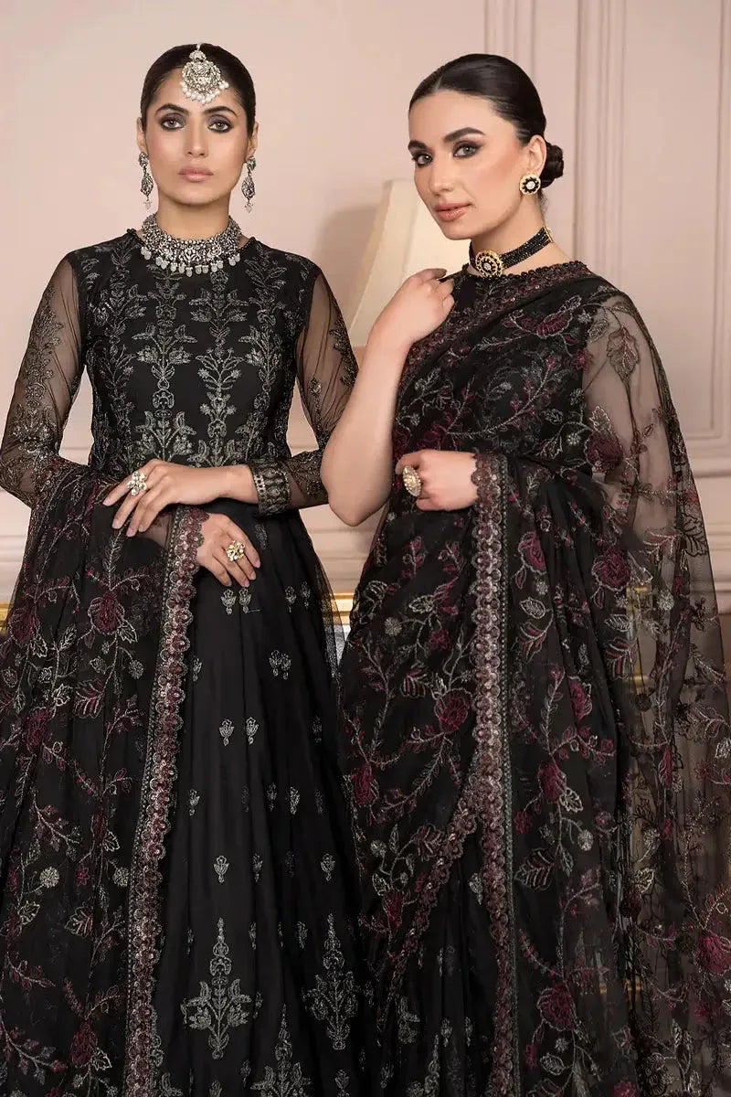 Zarif | Afreen Formals | ZA 03 BLACK AFFAIR - Aqsa Fabrics