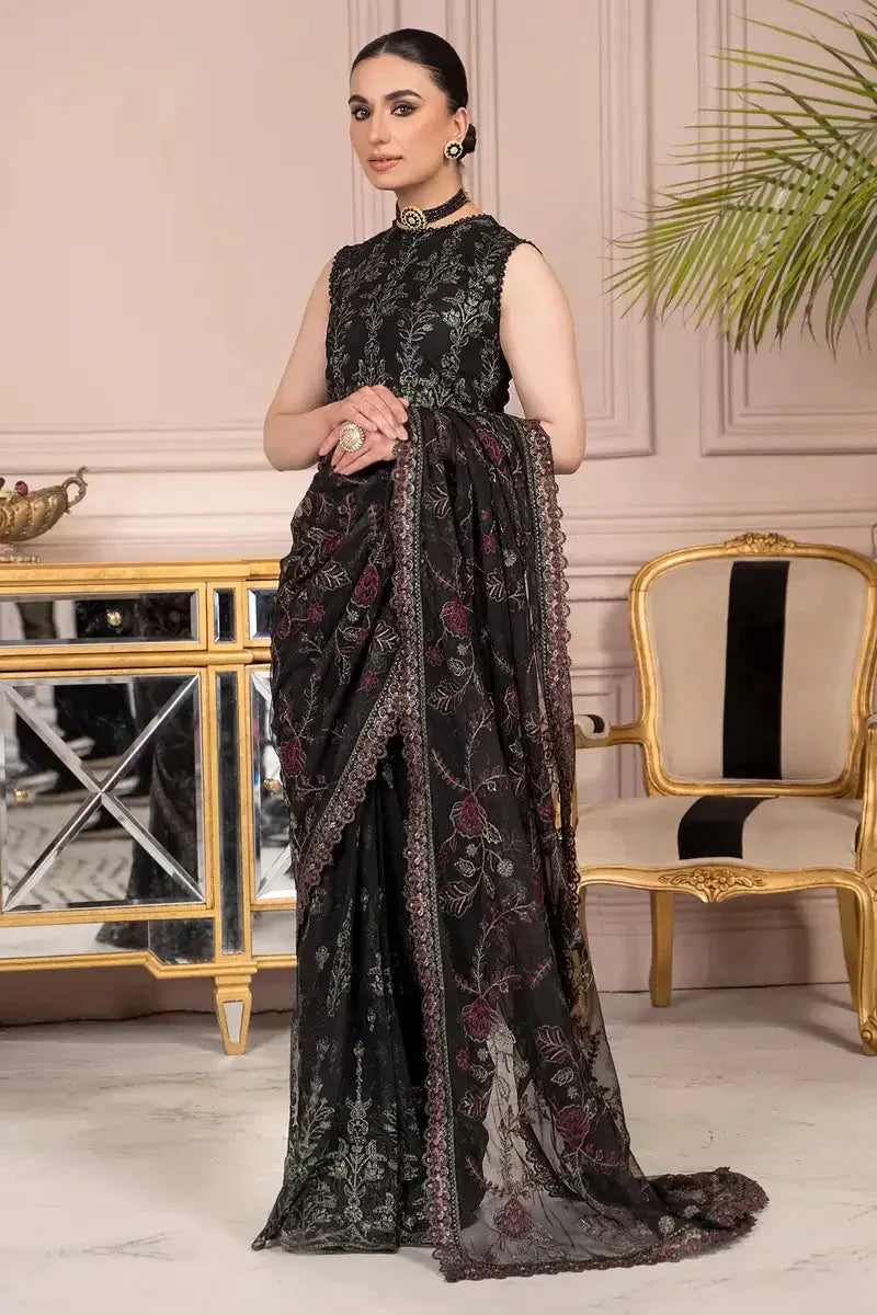 Zarif | Afreen Formals | ZA 03 BLACK AFFAIR - Aqsa Fabrics