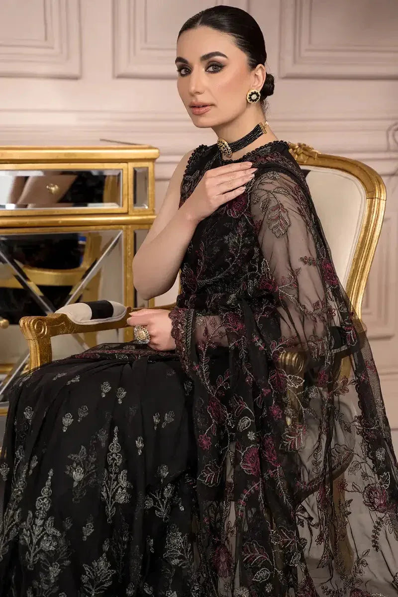 Zarif | Afreen Formals | ZA 03 BLACK AFFAIR - Aqsa Fabrics