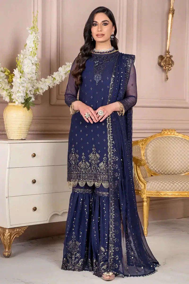 Zarif | Afreen Formals | ZA 05 ADMIRAL - Aqsa Fabrics