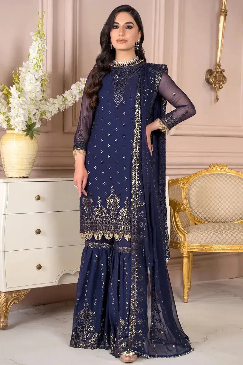 Zarif | Afreen Formals | ZA 05 ADMIRAL - Aqsa Fabrics
