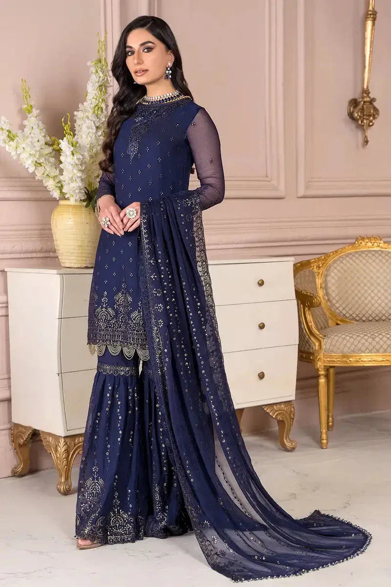 Zarif | Afreen Formals | ZA 05 ADMIRAL - Aqsa Fabrics