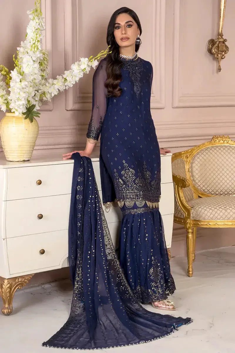 Zarif | Afreen Formals | ZA 05 ADMIRAL - Aqsa Fabrics