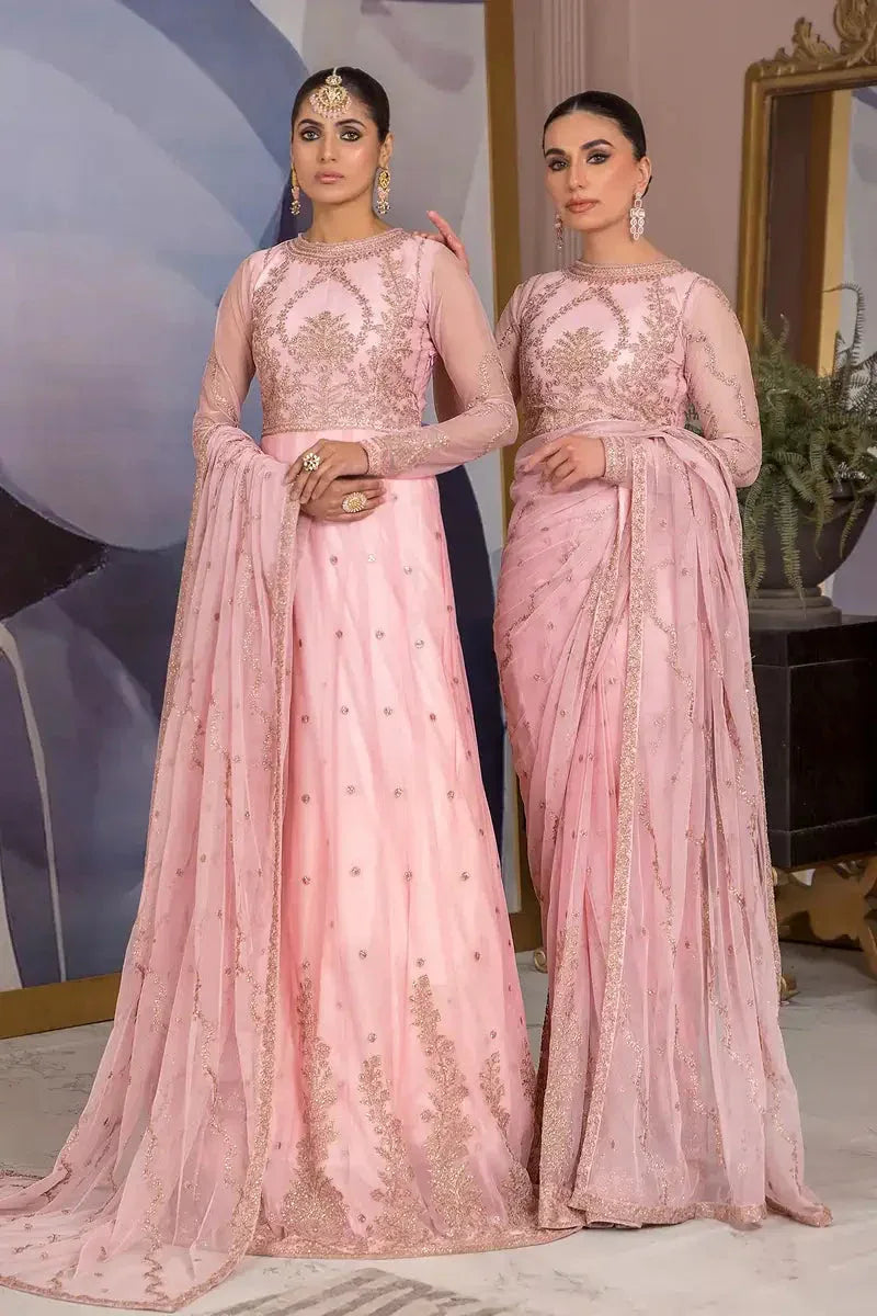 Zarif | Afreen Formals | ZA 06 FRENCH ROSE - Aqsa Fabrics