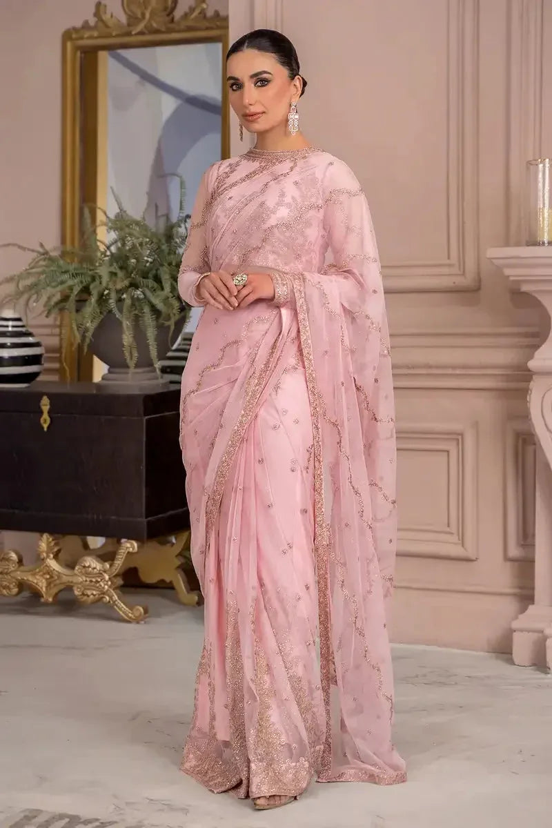 Zarif | Afreen Formals | ZA 06 FRENCH ROSE - Aqsa Fabrics
