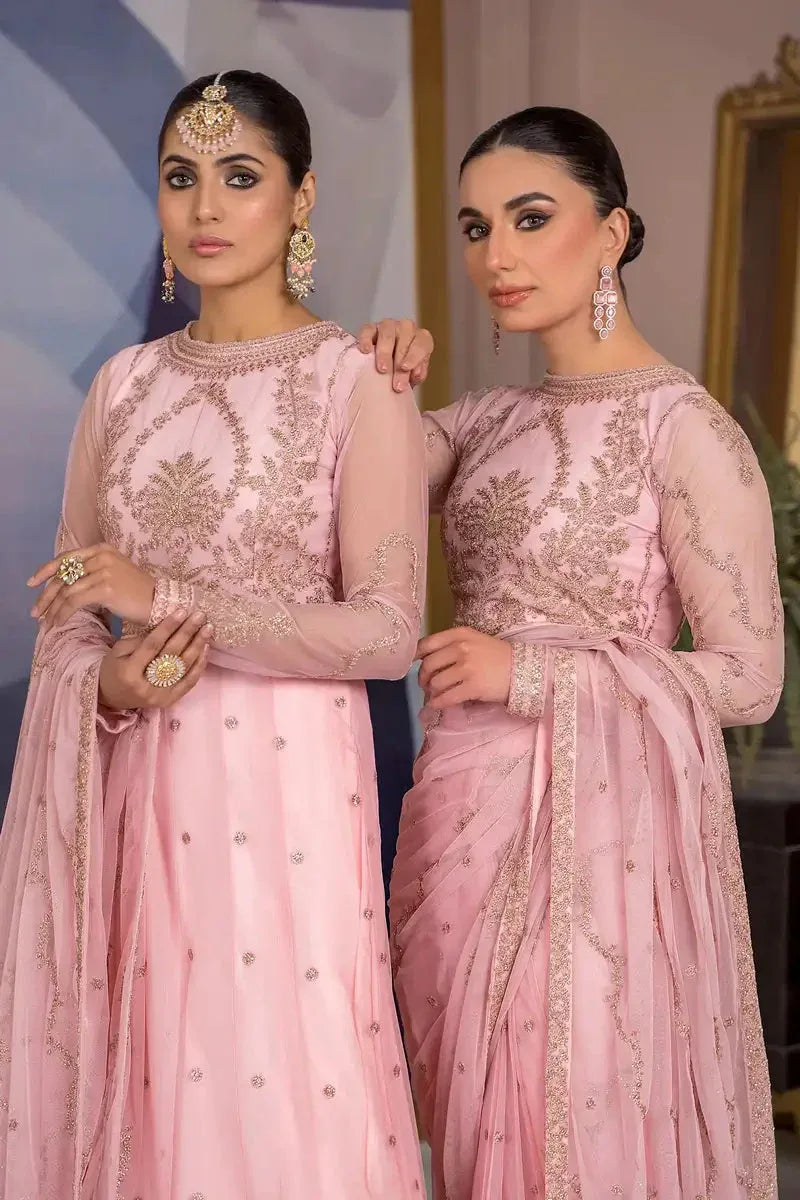 Zarif | Afreen Formals | ZA 06 FRENCH ROSE - Aqsa Fabrics