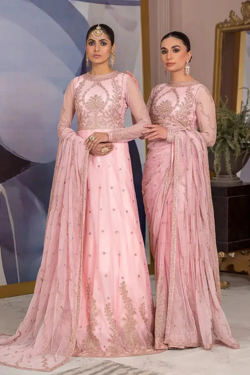 Zarif | Afreen Formals | ZA 06 FRENCH ROSE - Aqsa Fabrics