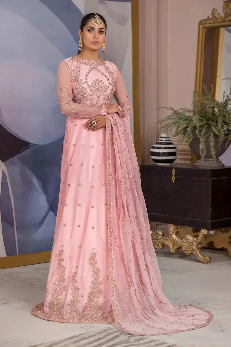 Zarif | Afreen Formals | ZA 06 FRENCH ROSE - Aqsa Fabrics