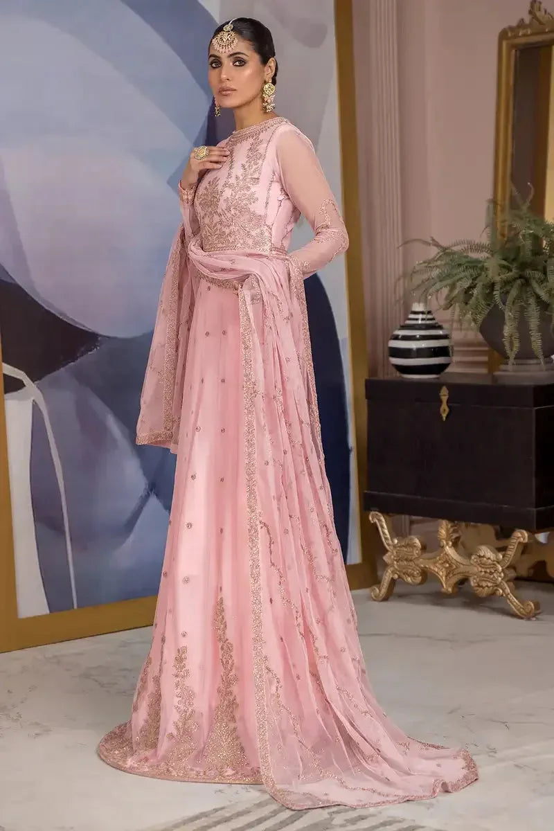 Zarif | Afreen Formals | ZA 06 FRENCH ROSE - Aqsa Fabrics