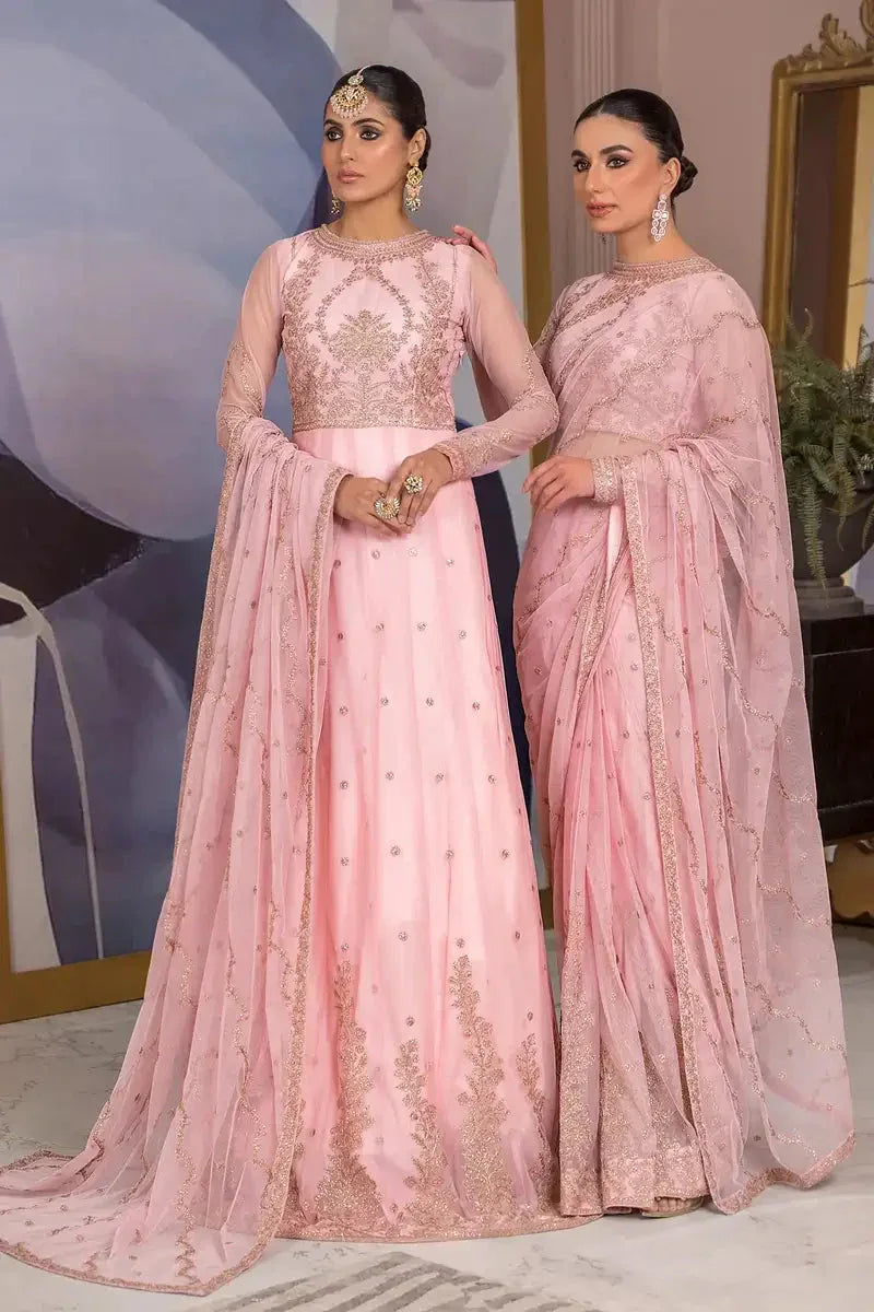 Zarif | Afreen Formals | ZA 06 FRENCH ROSE - Aqsa Fabrics