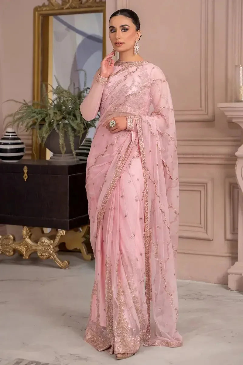 Zarif | Afreen Formals | ZA 06 FRENCH ROSE - Aqsa Fabrics