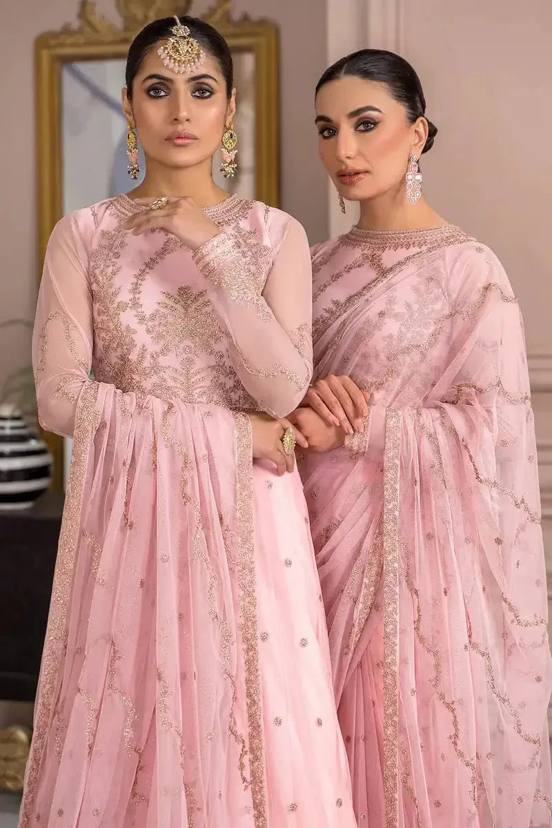 Zarif | Afreen Formals | ZA 06 FRENCH ROSE - Aqsa Fabrics