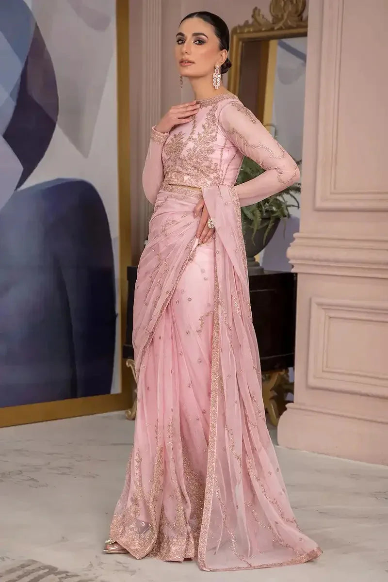 Zarif | Afreen Formals | ZA 06 FRENCH ROSE - Aqsa Fabrics