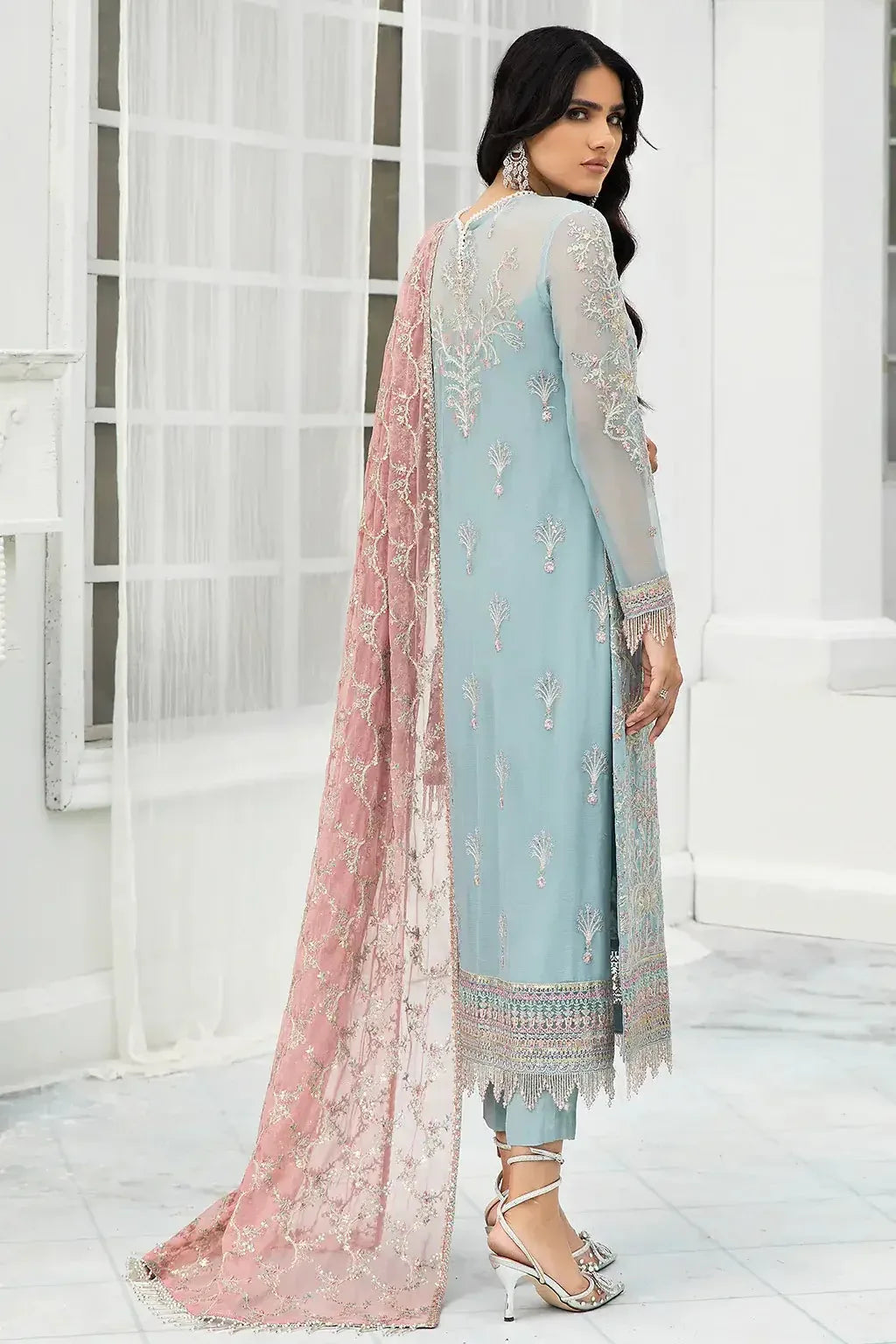 Zarif | DE LUXURY Formals | BLUE MIST - Aqsa Fabrics