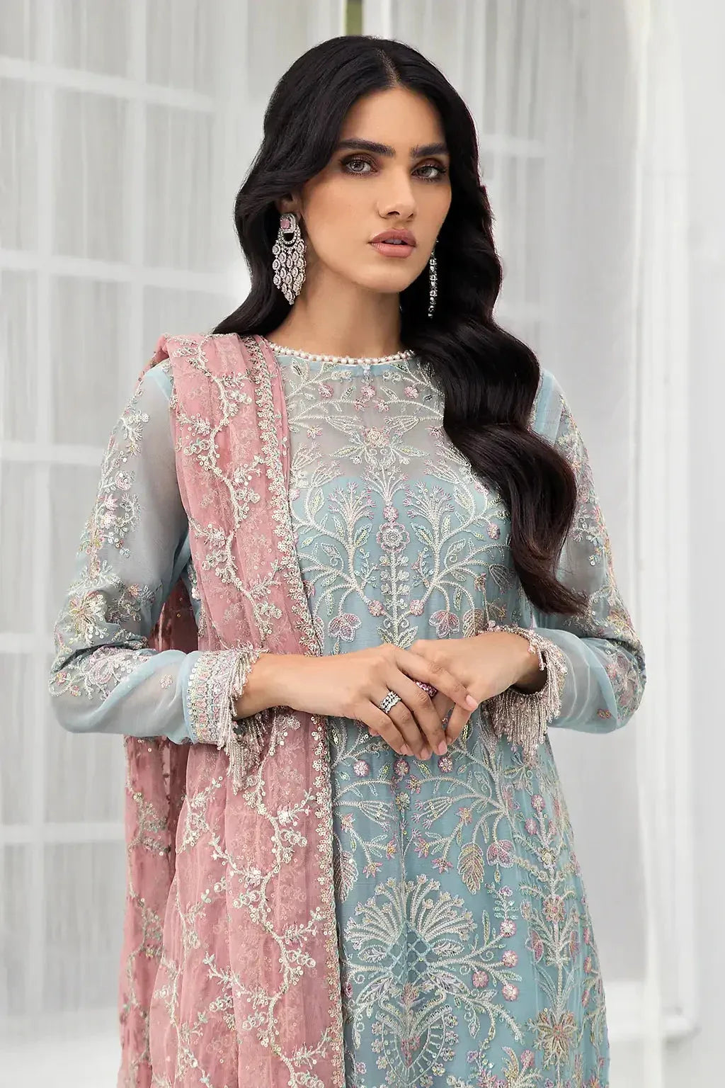 Zarif | DE LUXURY Formals | BLUE MIST - Aqsa Fabrics